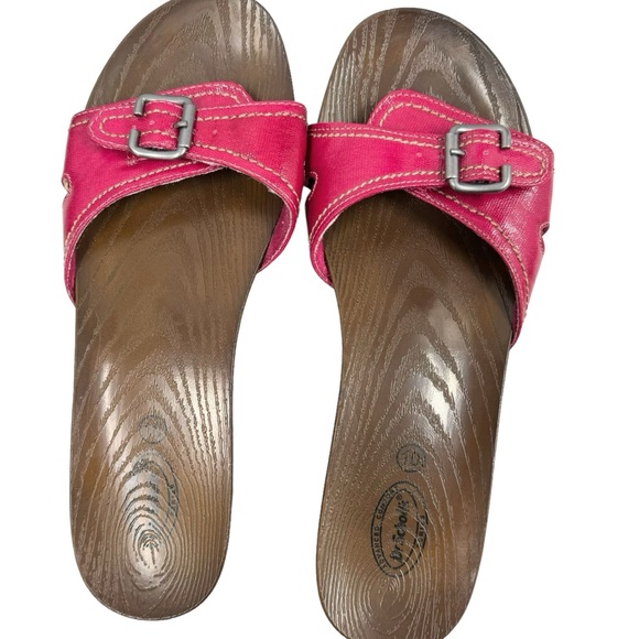 Dr. Scholl's Advance Comfort Sintetico Women's Hot Pink Slide Sandals Size 10 - Picture 10 of 10